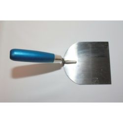 Glettelő kanál 12cm, kék fanyél