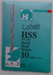 HSS fúró cobalt 1,5mm HT