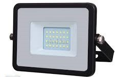 20W LED reflektor, fekete, 4000K V-TAC