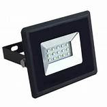 10W LED REFLEKTOR E-SZÉRIA FEKETE 3000K