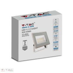 50W fehér LED reflektor F széria 6500K IP65 - 6754 V-TAC