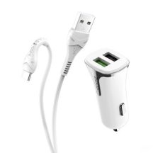 Autós töltő 18W, USB ,Type-c