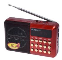 Hordozható akkumlátoros rádió TF/USB led kijelzős