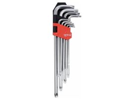 Hosszú Torx kulcs készlet 9 részes T10-T50 CrV YATO